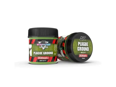 Balení akrylové textury AK Interactive Wargame Terrains AK1217 zamořená země Plague Ground 100 ml