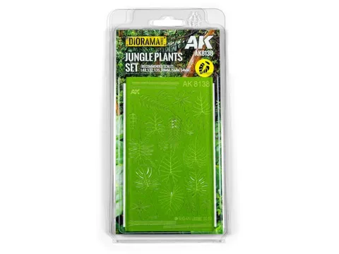 Archy laserem vyřezaného tropického listoví AK Interactive AK8138 AK Vegetation Jungle Plants Set