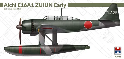 Krabice stavebnice Hobby 2000 H2K72086 Aichi E16A1 Zuiun v měřítku 1/72