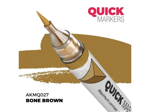 Marker AK Interactive Quick Marker AKMQ027 kostně hnědá Bone Brown pro miniatury