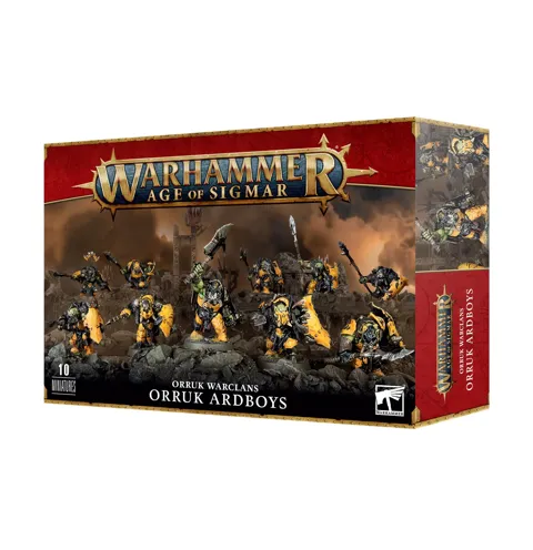 Plastová sada figurek Games Workshop Orruk Warclans: Orruk Ardboyz pro Age of Sigmar
