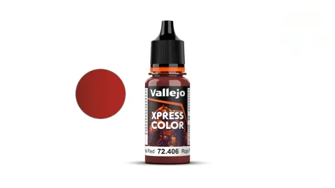 Lahvička akrylové barvy Vallejo Game Color 72406 Xpress Color plazmová červená 18 ml