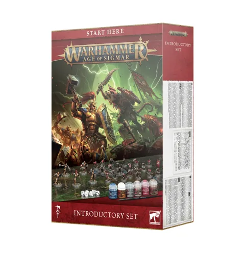 Krabice Warhammer Age of Sigmar: Introductory Set s miniaturami Stormcast Eternals a Skaven
