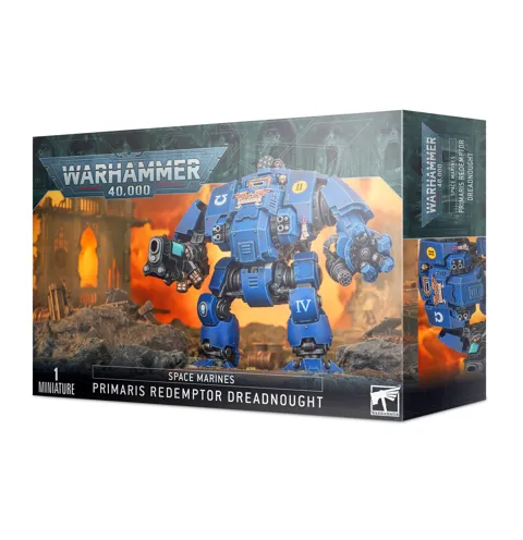 Plastová stavebnice Games Workshop Redemptor Dreadnought, Space Marines, Warhammer 40,000, měřítko 1:56