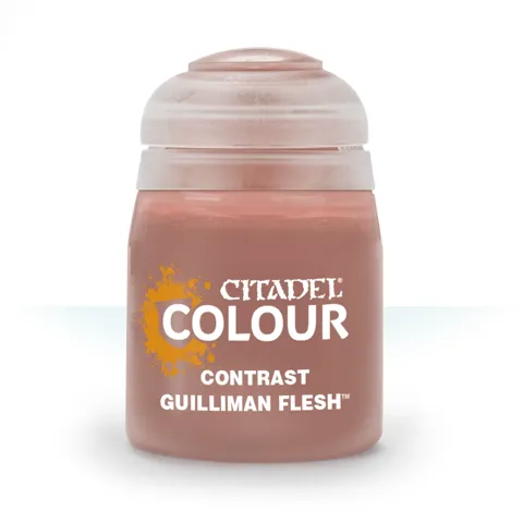 Lahvička akrylové barvy Citadel Contrast Guilliman Flesh 18 ml, pleťový odstín pro figurky