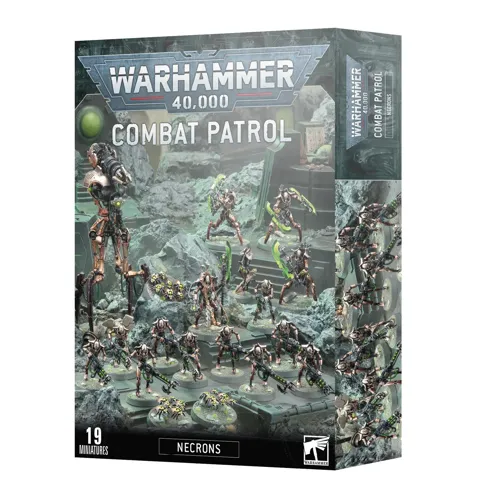 Balení Games Workshop Combat Patrol: Necrons s 19 plastovými miniaturami pro Warhammer 40,000