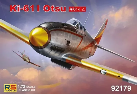 Krabice stavebnice RS Models 92179 Ki-61 Otsu v měřítku 1/72