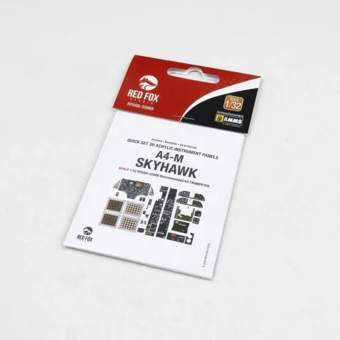Red Fox Studio RFSQS-32068 Quick Set 3D přístrojové panely pro A-4M Skyhawk 1/32