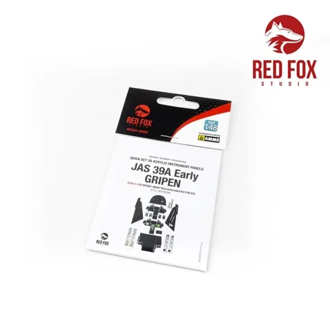 Red Fox Studio RFSQS-48088 Quick Set 3D přístrojové panely pro F/A-18F Super Hornet v měřítku 1/48