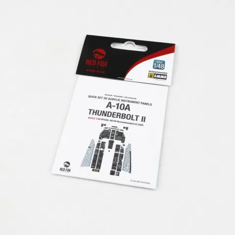 Red Fox Studio Quick Set RFSQS-48148 3D přístrojové panely A-10A Thunderbolt II v měřítku 1/48