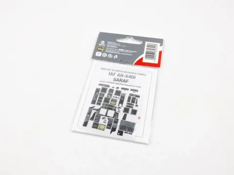 3D přístrojové panely Red Fox Studio Quick Set RFSQS-35026 pro AH-64Di SARAF v měřítku 1/35