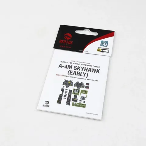 Red Fox Studio Quick Set RFSQS-48163 3D přístrojové panely pro A-4M Skyhawk 1/48