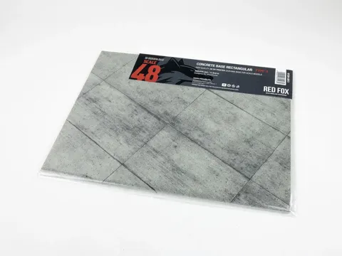 Betonová základna Red Fox Studio RFSDB-48013 v měřítku 1/48, tištěné PVC 300 × 230 mm