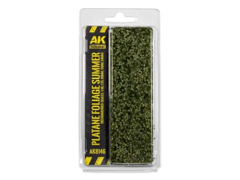 Balení modelářské vegetace AK Interactive AK8146 platanové listí letní pro dioramata