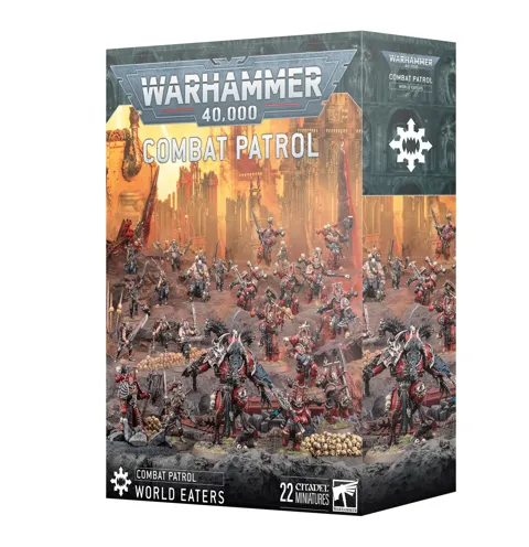 Krabice Games Workshop Combat Patrol: World Eaters s miniaturami Khorne Berzerkers a Daemon Prince
