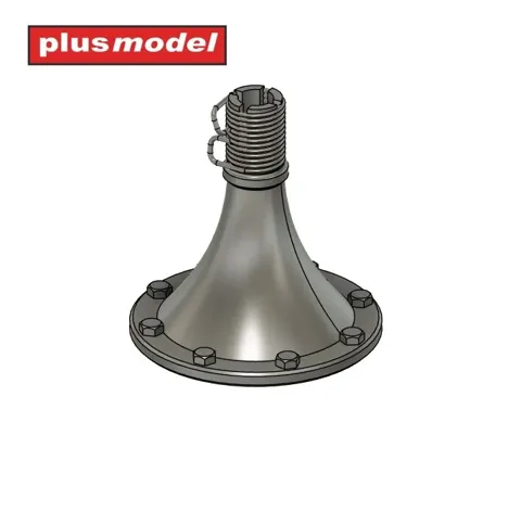 Sada britských antén typ D Plus Model DP3052 v měřítku 1/35, díly z 3D tisku