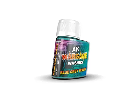 Lahvička AK Interactive Wash For Wargamers AK14209 modrošedý wash Blue Grey 35 ml