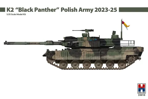 Krabice plastikové stavebnice Hobby 2000 H2K35010 K2 Black Panther v měřítku 1/35