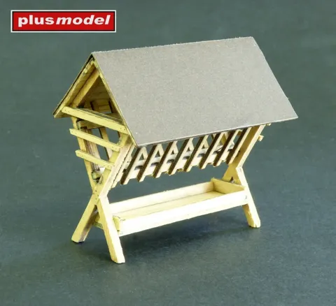 Stavebnice Plus Model 248 krmelec 1/35 – laserem vyřezávané dřevěné aršíky