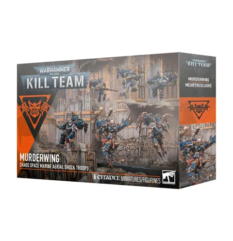 Krabice stavebnice Games Workshop Kill Team: Murderwing s figurkami Chaos Space Marines