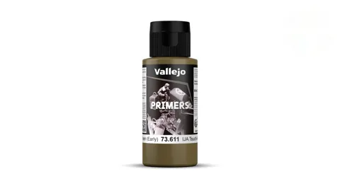 Lahvička základové barvy Vallejo Surface Primer 73611 IJA Tsuchi Kusa Iro zemitě zelená, 60 ml