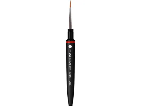 Cestovní akvarelový štětec Da Vinci Brush Go Spin kulatý, velikost 1, s ochranným krytem