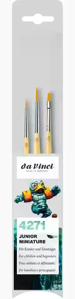 Sada štětců Da Vinci Junior 4271 pro detaily a miniatury