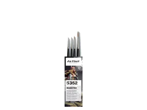 Sada modelářských štětců Da Vinci 5352 Tobolsky-Kolinsky Tabletop set
