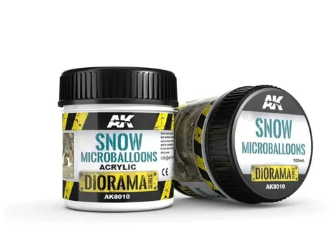 Dóza sněhové textury AK Interactive AK8010 Snow Microballoons 100 ml