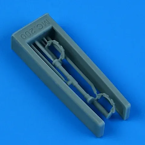 Resinové pedály nožního řízení Aires Quickboost QB32357 pro Macchi MC.200 v měřítku 1/32