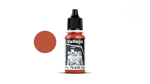 Lahvička akrylové barvy Vallejo Model Color 70829 amarantová červená matná, 18 ml