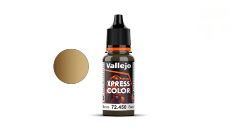 Lahvička barvy Vallejo Game Color 72450 Xpress Color kostěná Bag of Bones 18 ml