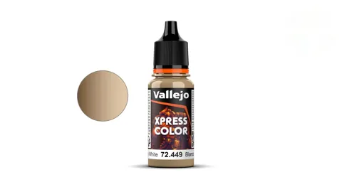 Lahvička barvy Vallejo Game Color Xpress Color 72449 mumie bílá 18 ml
