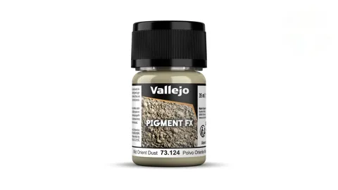 Kelímek práškového pigmentu Vallejo Pigment FX 73124 blízkovýchodní prach 35 ml