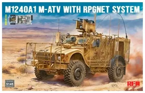 Krabice stavebnice Rye Field Model RFM5145 US MRAP M1240A1 M-ATV v měřítku 1/35