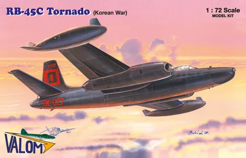Plastikový model Valom 72125 N.A. RB-45C Tornado v měřítku 1/72