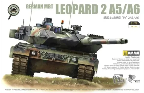 Krabice stavebnice Border Model TK7201 německý tank Leopard 2A5/A6 v měřítku 1/72