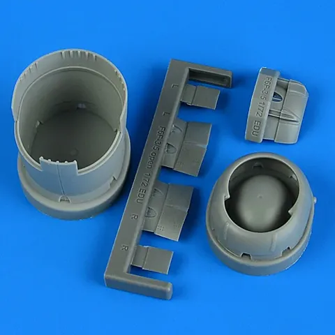 Resinová sada Quickboost QB72744 motorový kryt a chladicí klapky F6F-5 Hellcat 1/72