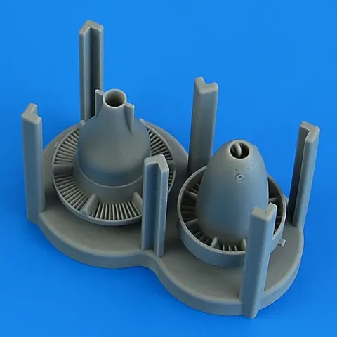 Detailní set Quickboost QB32363 – ventilátor a turbína motoru He 162A-1/2 v měřítku 1/32