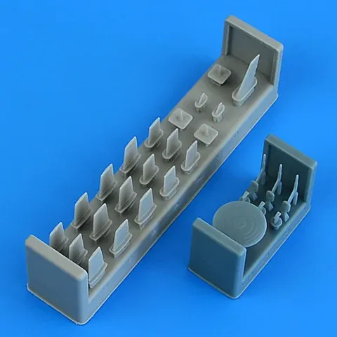 Resinové antény Quickboost QB49229 pro model S-3 Viking v měřítku 1/48