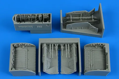 Resinová podvozková šachta Aires 2296 pro MiG-21MF Fishbed-J v měřítku 1/32