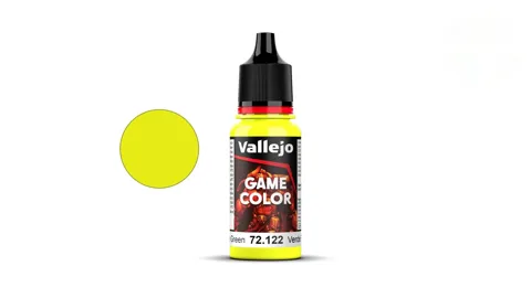 Lahvička akrylové barvy Vallejo Game Color 72122 žlučová zelená (Bile Green) 18 ml