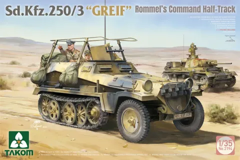 Krabice stavebnice Takom 2194 Sd.Kfz.250/3 GREIF v měřítku 1/35