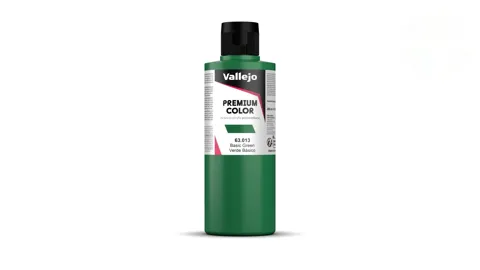 Lahvička barvy Vallejo Premium Color 63013 základní zelená krycí, 200 ml