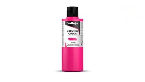 Lahvička barvy Vallejo Premium Color 63036 fluorescenční magenta 200 ml