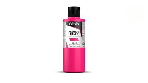 Lahvička barvy Vallejo Premium Color 63035 fluorescenční růžová Rose Fluo 200 ml
