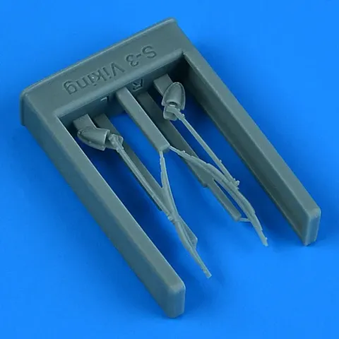 Resinové stěrače překrytu Aires Quickboost QB72747 pro S-3 Viking v měřítku 1/72