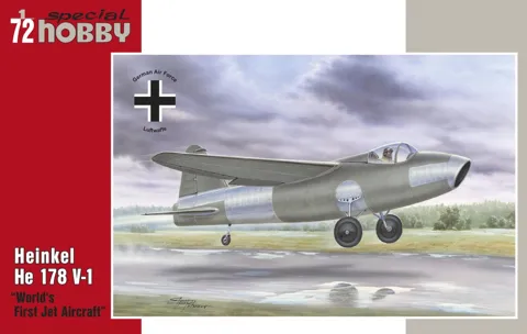 Krabice stavebnice Special Hobby SH72321 Heinkel He 178 V-1 v měřítku 1/72