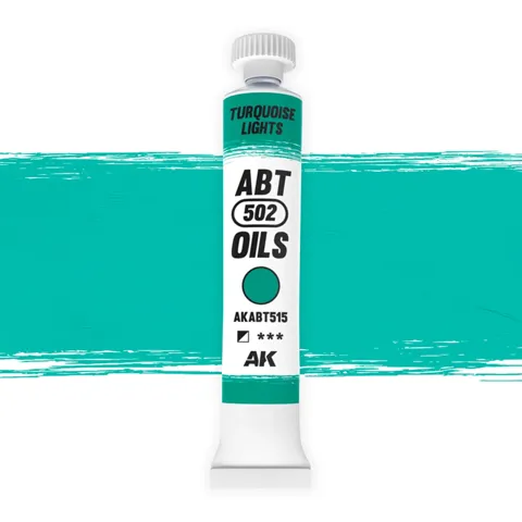 AK Interactive Oil Paints ABT515 tyrkysová světla (20 ml)