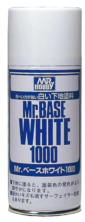 Gunze Mr. Base White 1000 Spray bílý primer (180 ml)
